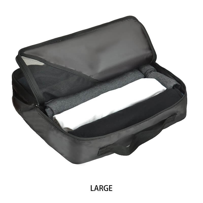 Recycled Travel Packing Cubes 4 Pack Black - LIFESTYLE - Travel and Outdoors - Soko and Co