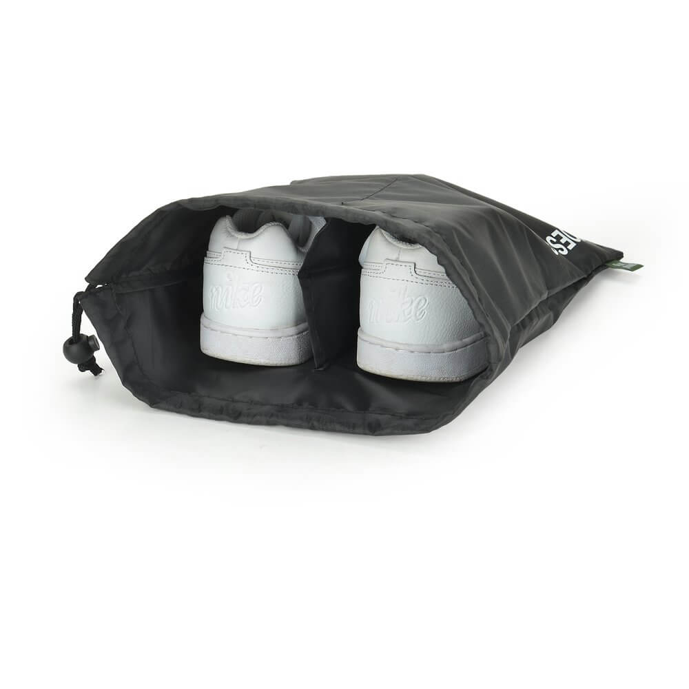 Recycled Travel Shoe Bags Pack Black Soko Co - Main Image