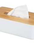 Rotello Tissue Box White - HOME STORAGE - Tissue Boxes - Soko and Co