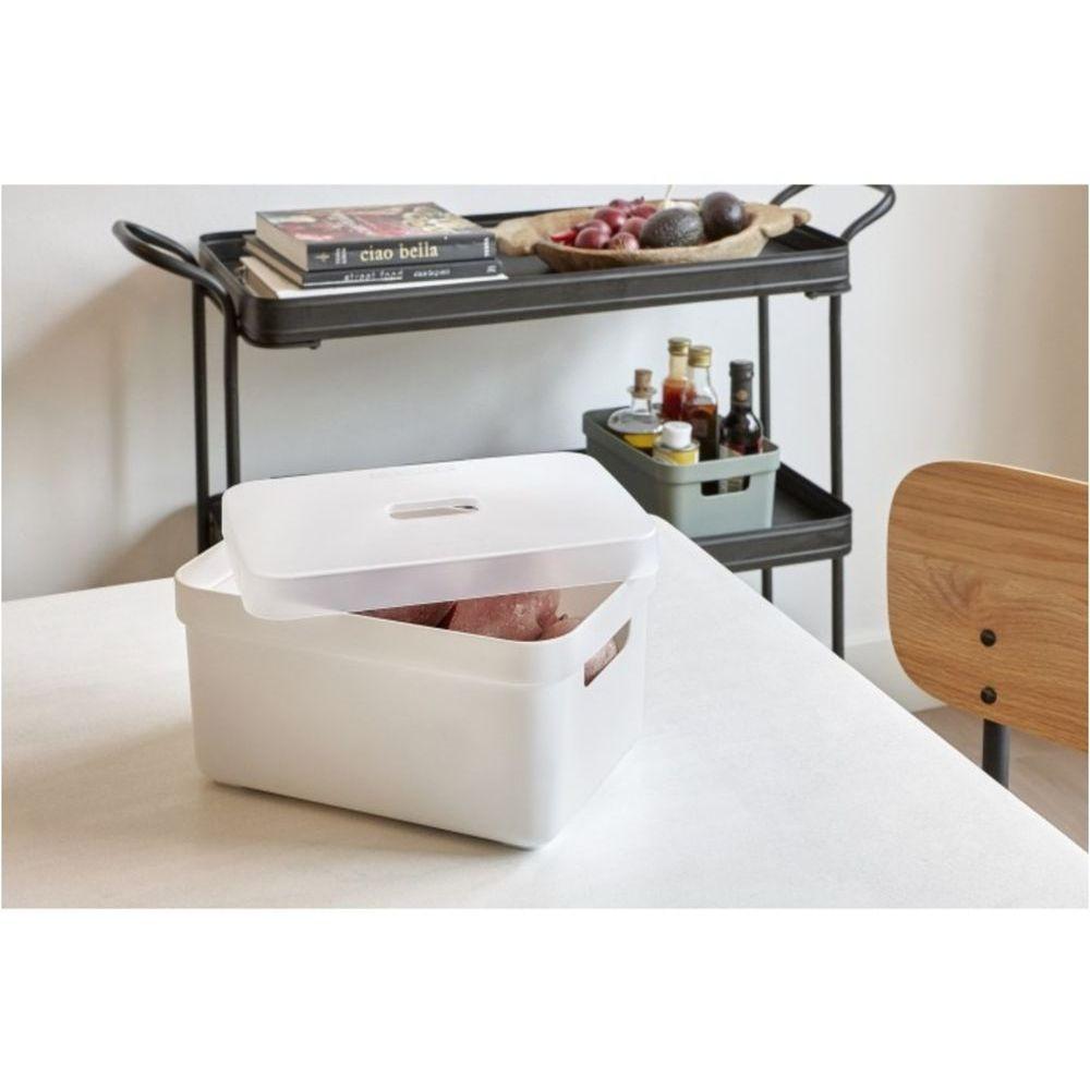 Sigma Home 5L Storage Box White - HOME STORAGE - Plastic Boxes - Soko and Co