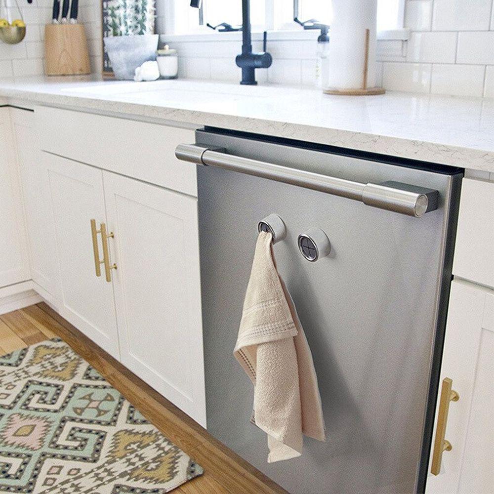 Silver Push In Tea Towel Holder Soko Co1