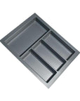 Sky 4 Compartment Custom Fit Cutlery Tray Grey - KITCHEN - Cutlery Trays - Soko and Co