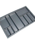 Sky 9 Compartment Custom Fit Cutlery Tray Grey - KITCHEN - Cutlery Trays - Soko and Co