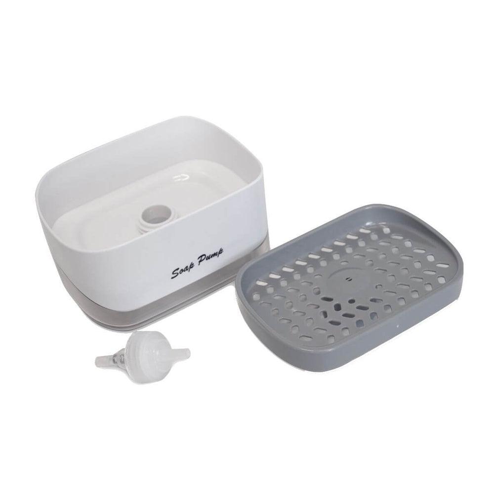 Soap Dispensing Dish Sponge Holder - KITCHEN - Sink - Soko and Co