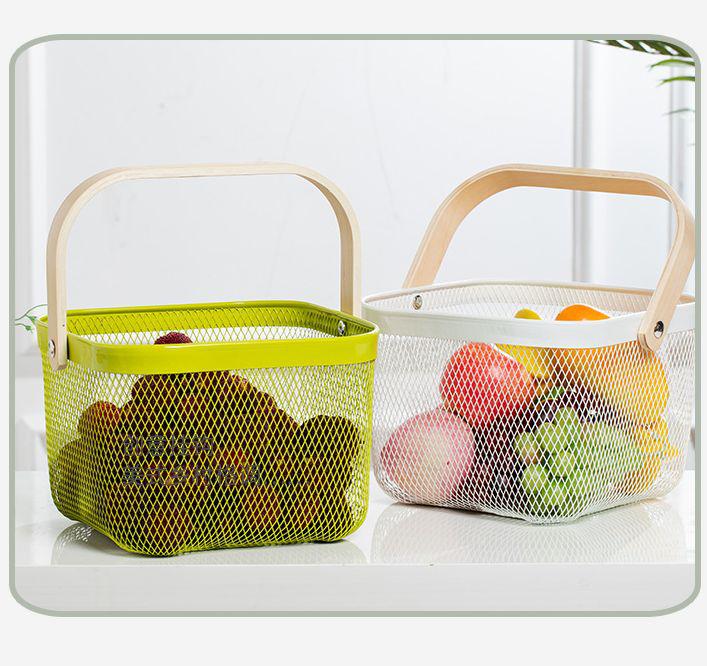 Translucent Nordic Storage Baskets with Handles