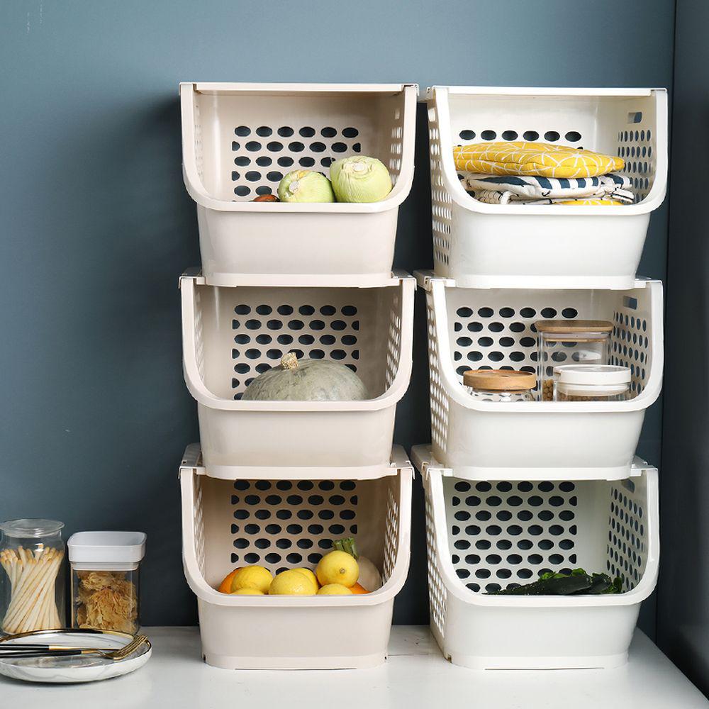 Soko Store Stackable Vegetable Container White - KITCHEN - Fridge and Produce - Soko and Co