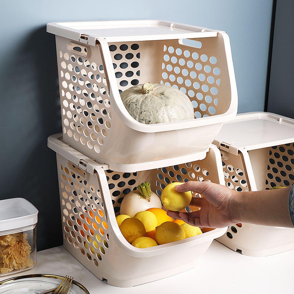 Soko Store Stackable Vegetable Container White - KITCHEN - Fridge and Produce - Soko and Co