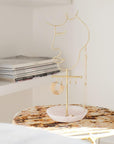 Stackers 5 Hook Face Jewellery Stand Rose Quartz - WARDROBE - Jewellery Storage - Soko and Co