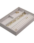 Stackers Classic 4 Compartment Jewellery Tray Taupe - WARDROBE - Jewellery Storage - Soko and Co