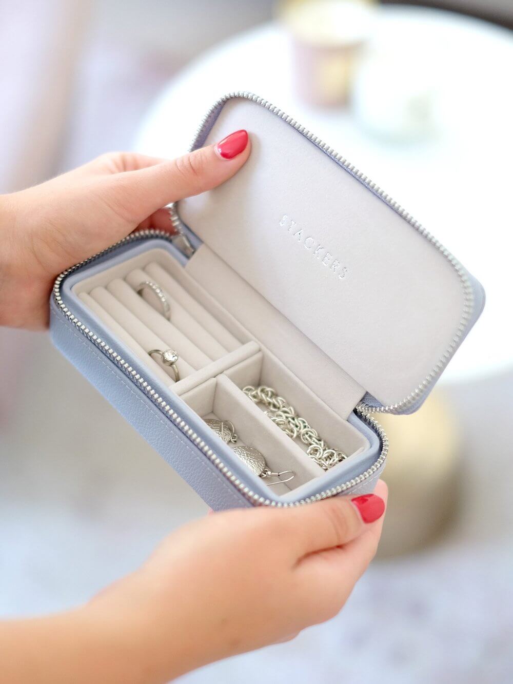 Stackers Medium Travel Jewellery Box Lavender Soko Co