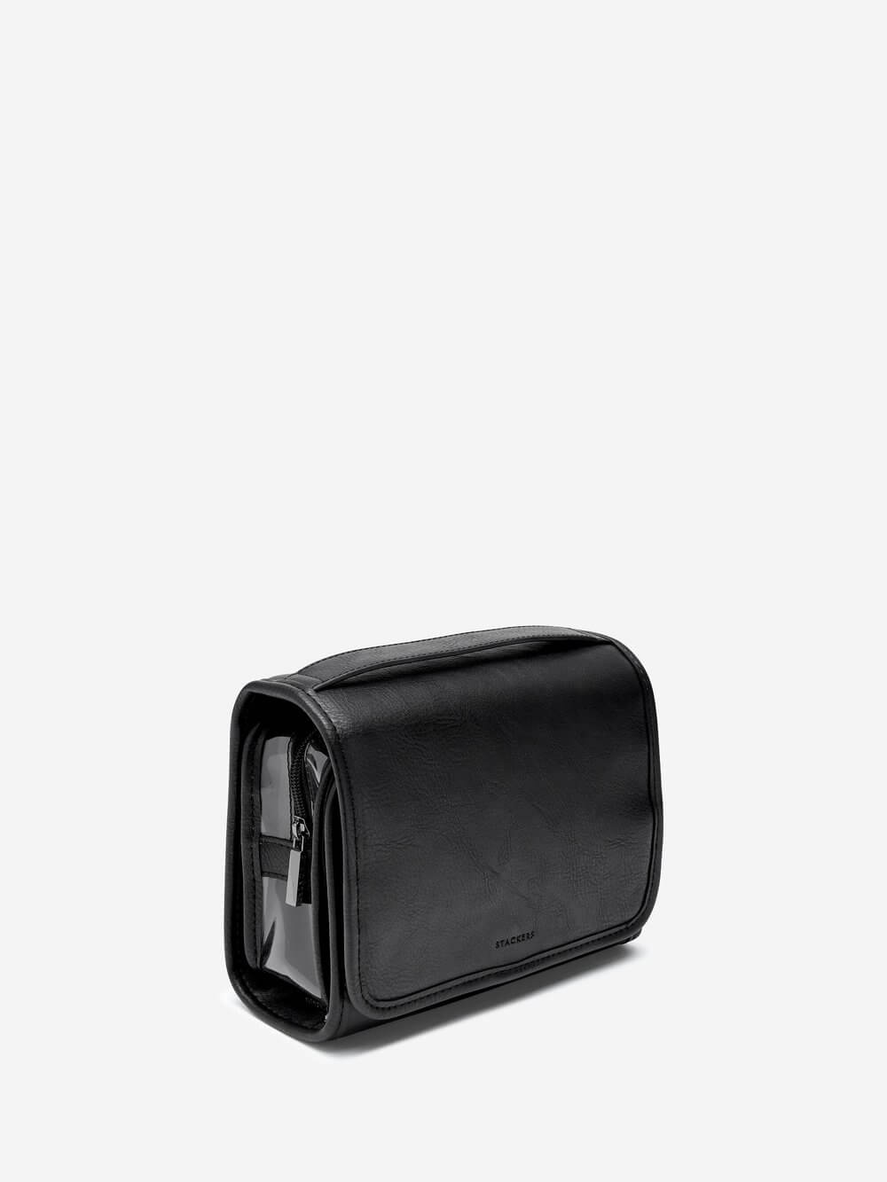 Stackers Mens Small Travel Toiletry Bag Black Soko Co