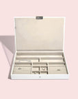 Stackers Supersize Jewellery Tray Set White - WARDROBE - Jewellery Storage - Soko and Co