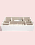 Stackers Supersize Jewellery Tray Set White - WARDROBE - Jewellery Storage - Soko and Co