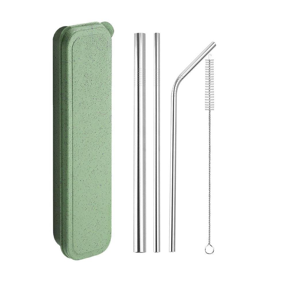 Stainless Steel Travel Straws - KITCHEN - Reusable Cutlery - Soko and Co