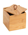 Terra Bamboo Storage Box with Lid Small - BATHROOM - Makeup Storage - Soko and Co