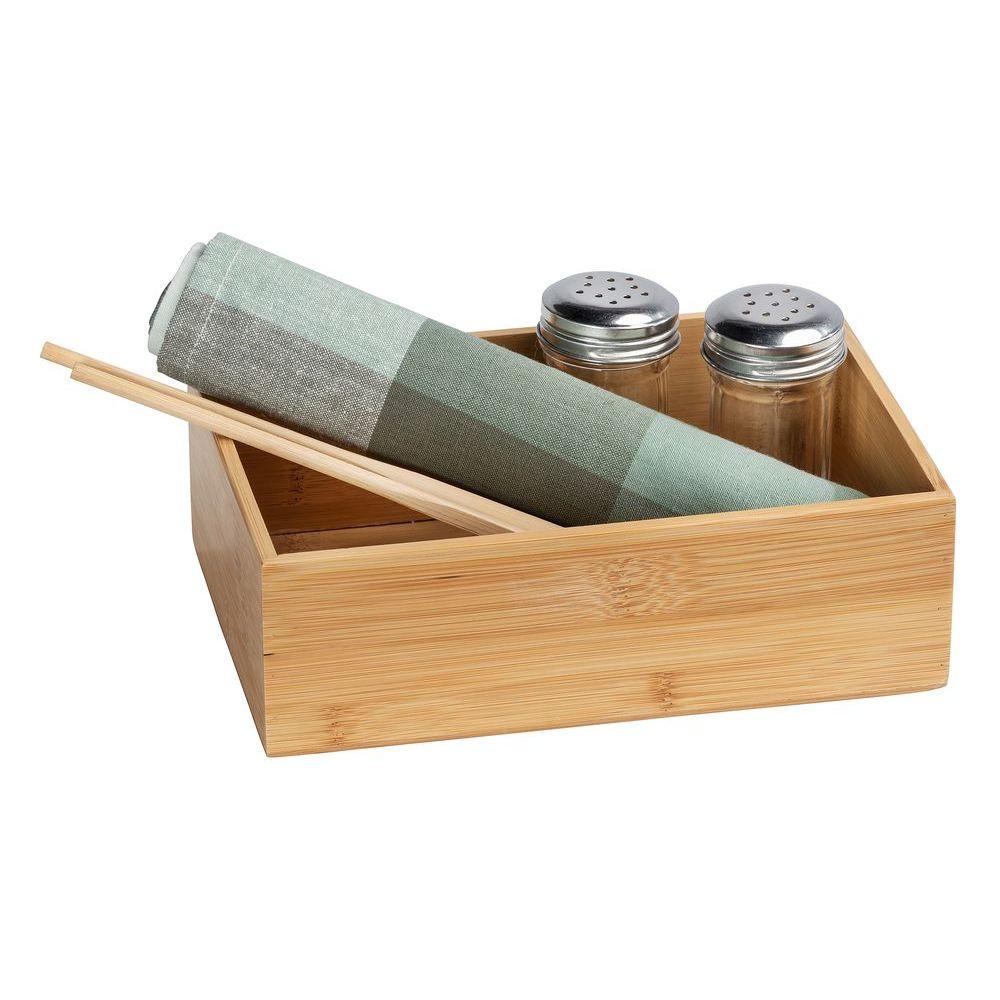 Terra Bamboo Tray Large - BATHROOM - Makeup Storage - Soko and Co