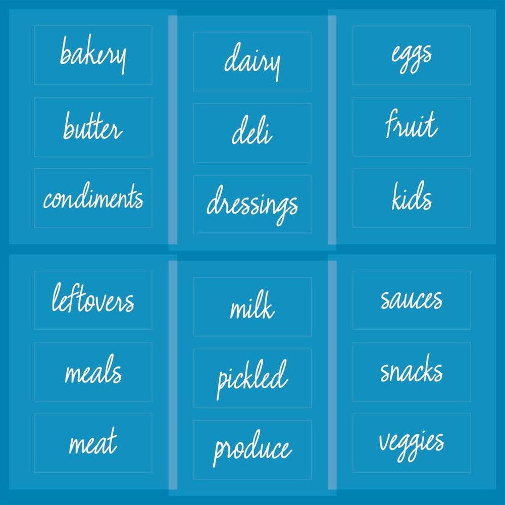 The Home Edit by iDesign Fridge Labels 18 Pack - KITCHEN - Pantry Labels - Soko and Co