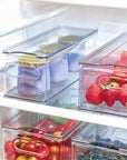 The Home Edit by iDesign Short Narrow Lidded Fridge Storage Container - KITCHEN - Fridge and Produce - Soko and Co