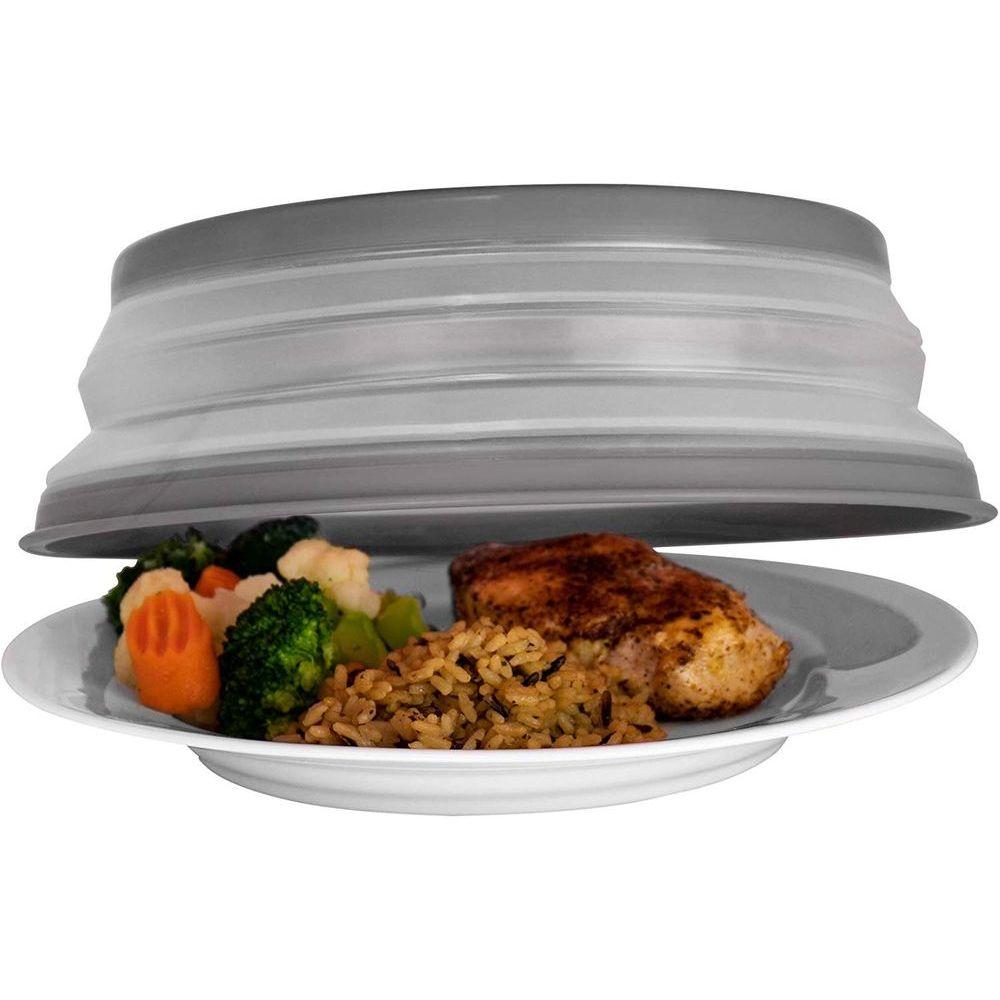 Tovolo Collapsible Microwave Food Cover Charcoal - KITCHEN - Accessories and Gadgets - Soko and Co