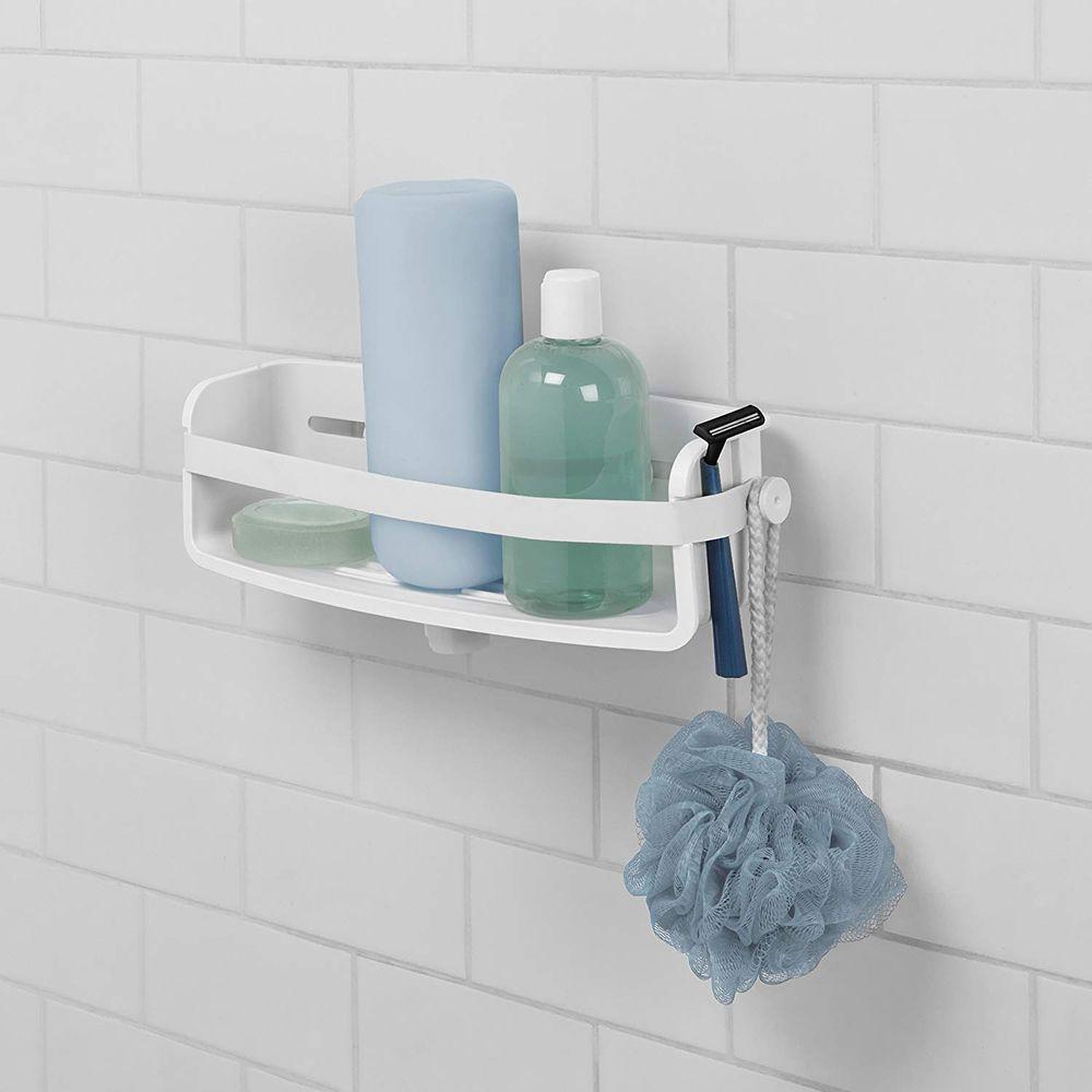 Umbra Flex Suction Shower Basket White - BATHROOM - Suction - Soko and Co