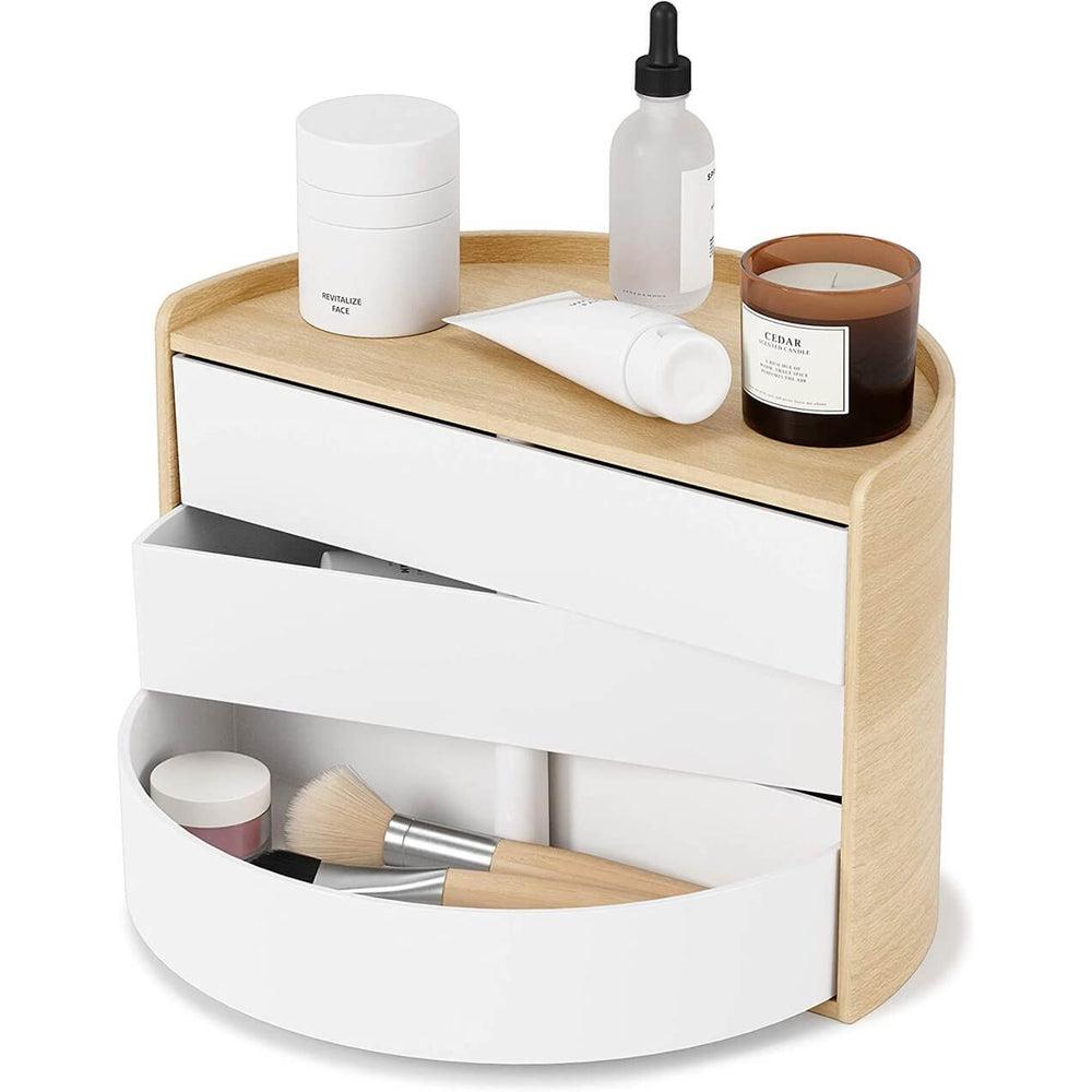 Umbra Moona 3 Drawer Jewellery Box White - WARDROBE - Jewellery Storage - Soko and Co