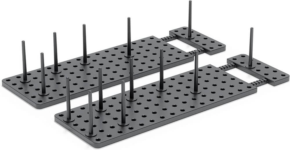 Umbra Peggy Pot & Lid Drawer Organiser 2 Pack Charcoal - KITCHEN - Cutlery Trays - Soko and Co