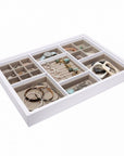 Urburn Large Jewellery Tray for Elfa Drawers White - WARDROBE - Jewellery Storage - Soko and Co