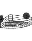 Vac Lock Suction Corner Shower Shelf Matte Black - BATHROOM - Suction - Soko and Co