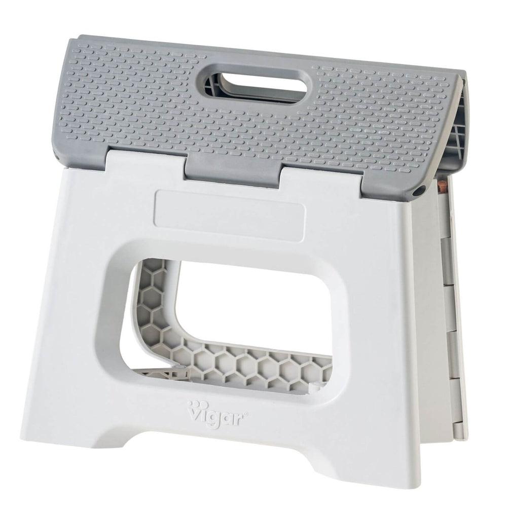 Vigar 23cm Compact Folding Step Stool Grey | Soko & Co