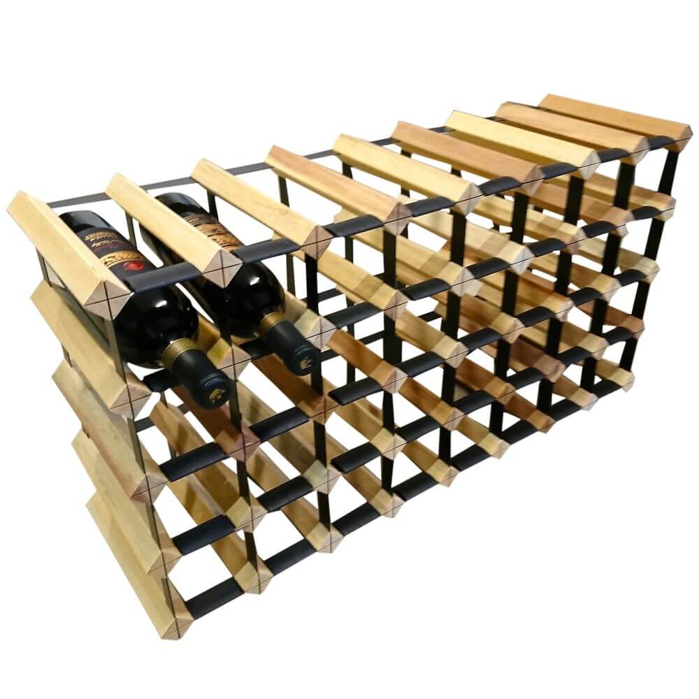 Vino Stack 32 Pocket Mahogany Wine Rack Soko Co