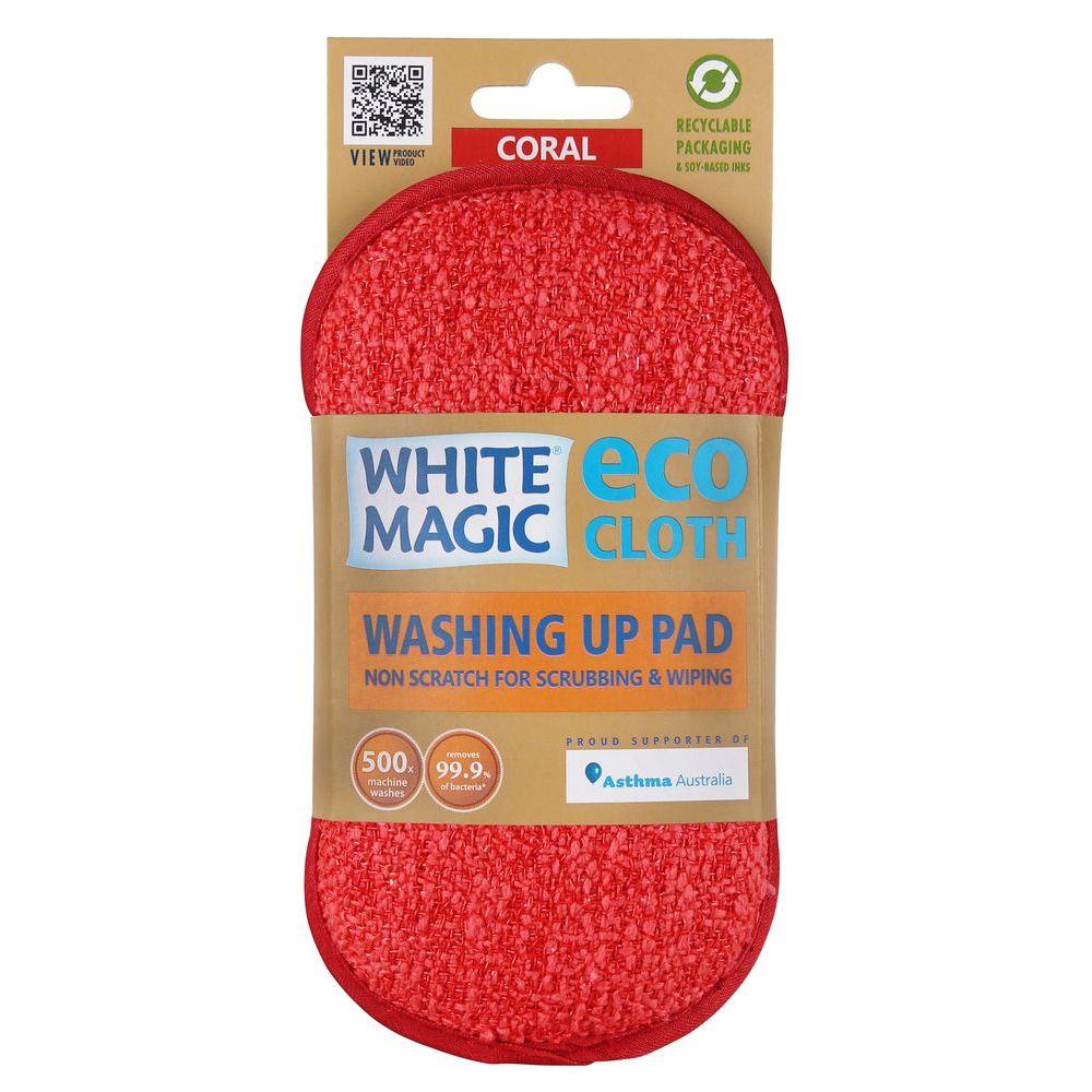 White Magic Eco Dish Washing Sponge Coral - KITCHEN - Sink - Soko and Co