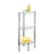 Yago 3 Tier Glass Corner Shelving Unit - HOME STORAGE - Shelves and Cabinets - Soko and Co