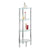 Yago 4 Tier Glass Corner Shelving Unit - HOME STORAGE - Shelves and Cabinets - Soko and Co