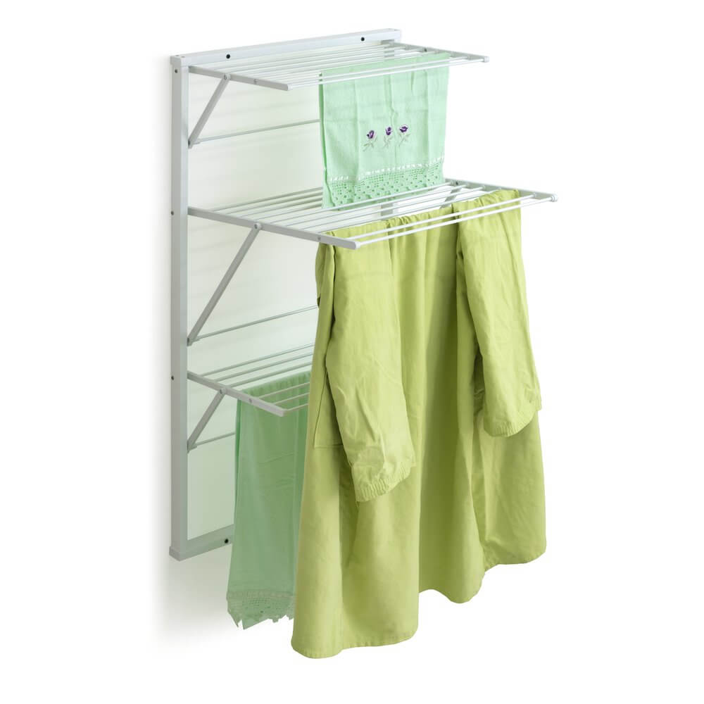 Wall-Mounted Clothes Racks for Every Laundry!