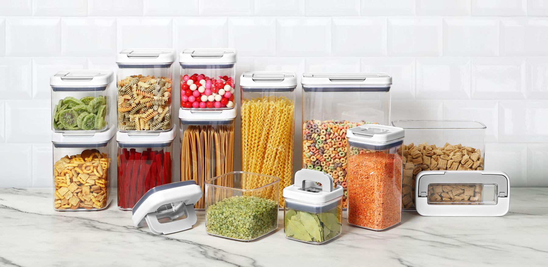 Felli Flip Tite food containers in a kitchen pantry