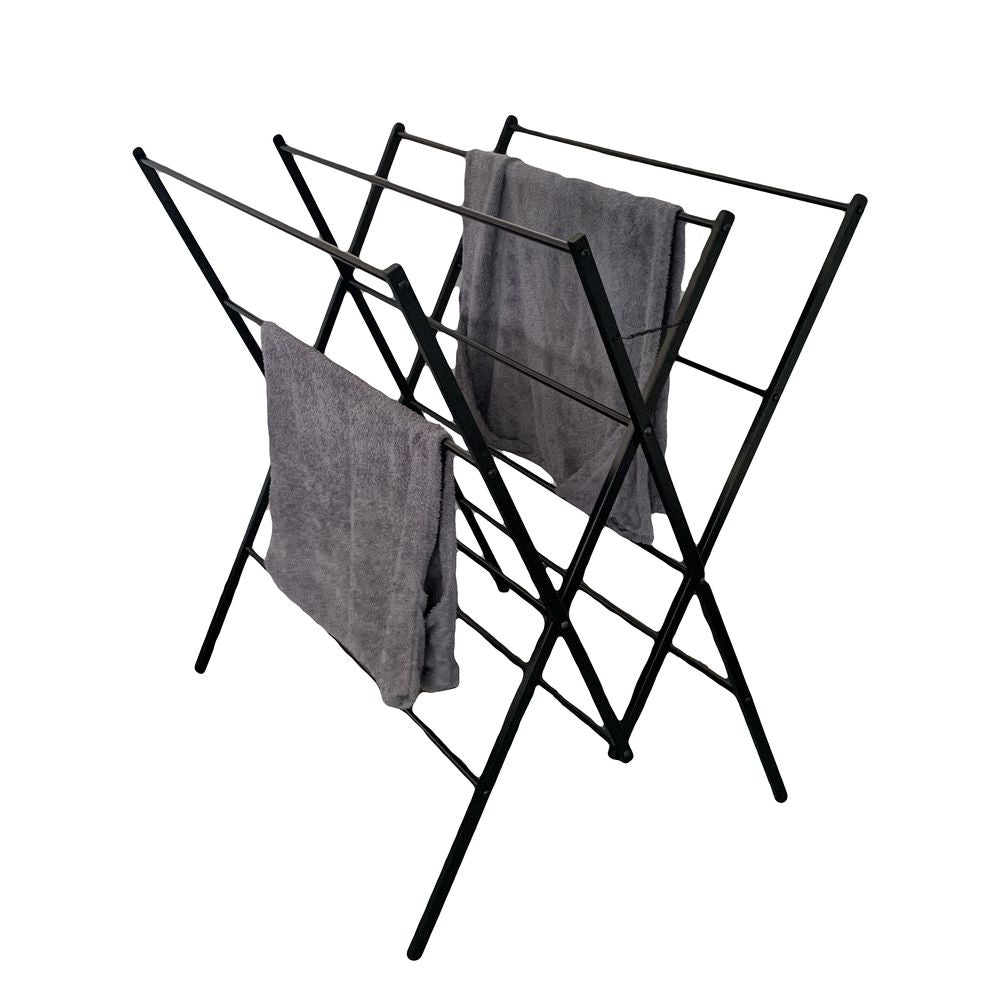 2 Pack Limited Edition Heavy Duty Clothes Airer Matte Black – Soko & Co