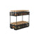 2 Tier Base-Mounted Pull-Out Spice Rack Black - KITCHEN - Shelves and Racks - Soko and Co