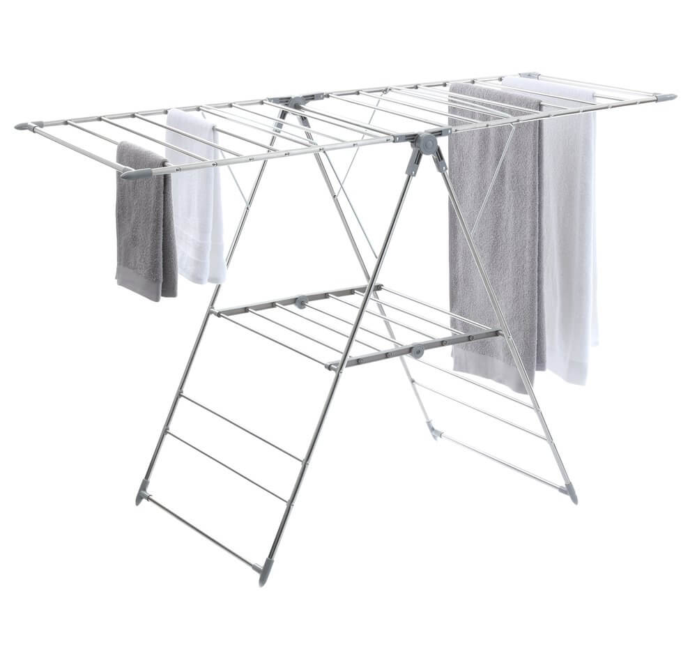 28 Rail Stainless Steel A-Frame Clothes Airer - LAUNDRY - Airers - Soko and Co