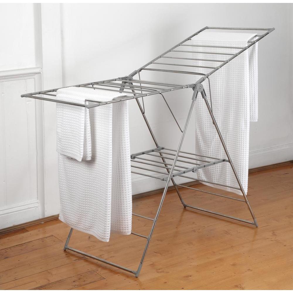 28 Rail Stainless Steel A-Frame Clothes Airer - LAUNDRY - Airers - Soko and Co