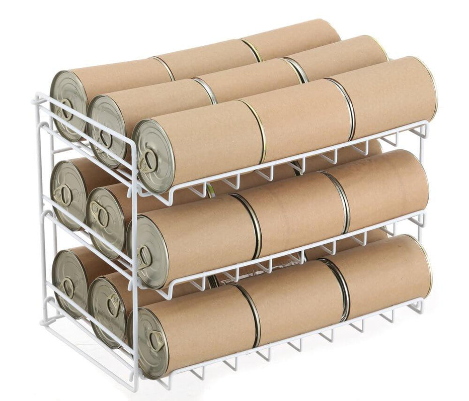 3 Tier Can Rack White | Soko & Co