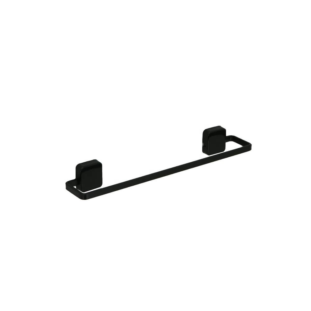 30cm Flat Style Towel Rail Matte Black - BATHROOM - Towel Racks - Soko and Co