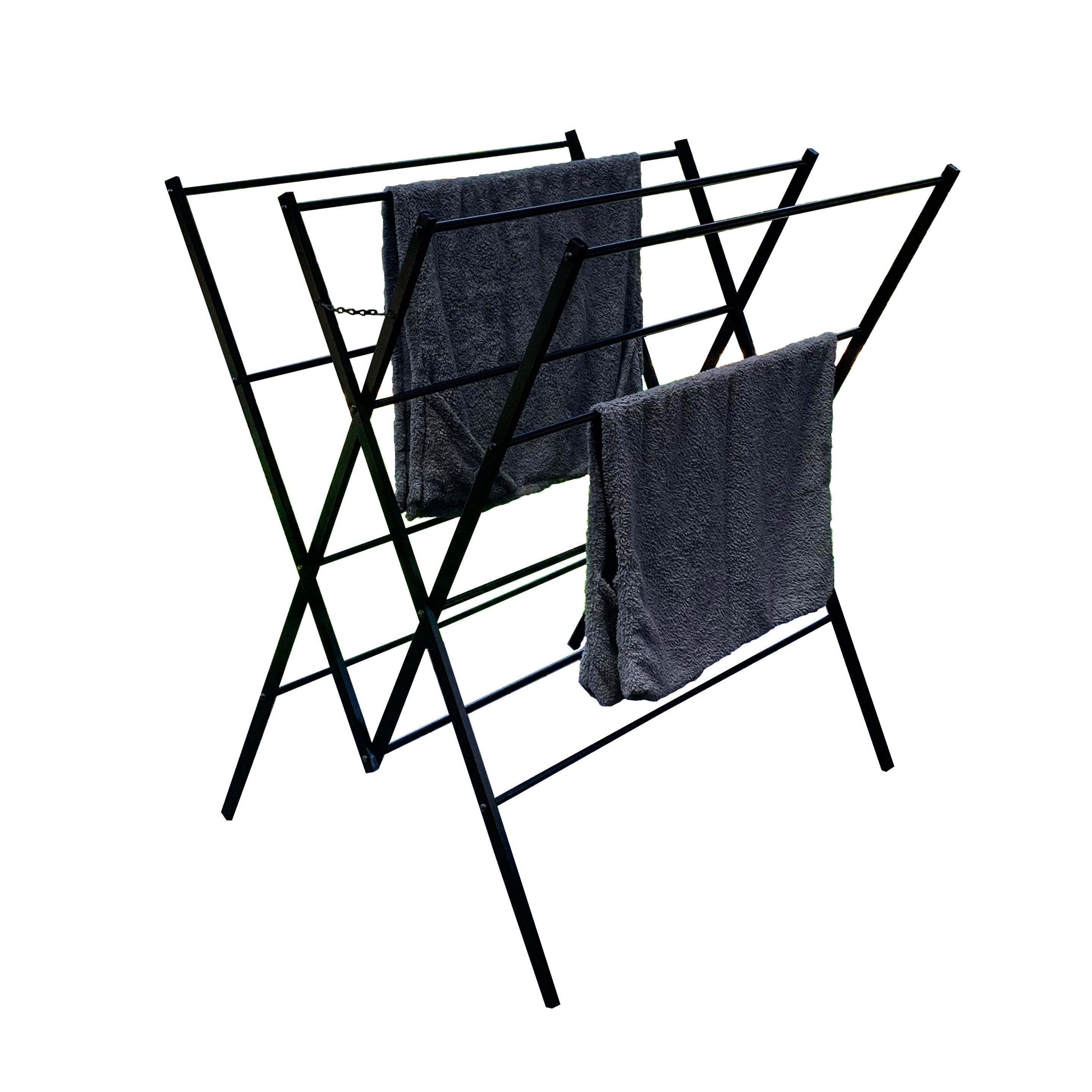 4 Pack Limited Edition Heavy Duty Clothes Airer Matte Black - LAUNDRY - Airers - Soko and Co