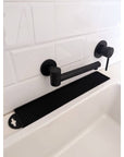 42cm Slim Silicone Dish Drying Mat Black - KITCHEN - Dish Racks and Mats - Soko and Co
