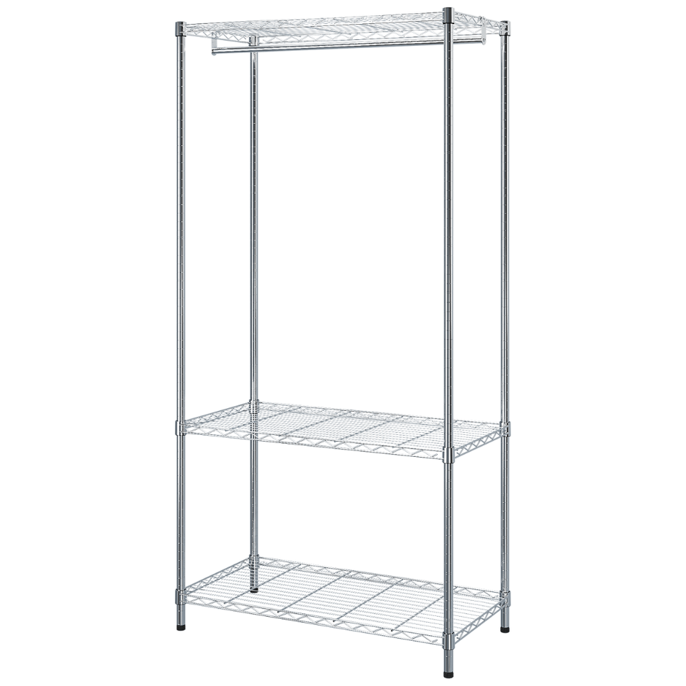 Adjustable Heavy Duty Wardrobe Shelving Unit 90cm - WARDROBE - Garment Racks - Soko and Co