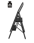 Alu Design 2 Step Compact Step Ladder Black - LAUNDRY - Ladders - Soko and Co