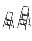 Alu Design 2 Step Compact Step Ladder Black - LAUNDRY - Ladders - Soko and Co