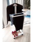 Antimo Clothes Valet Stand White - WARDROBE - Storage - Soko and Co