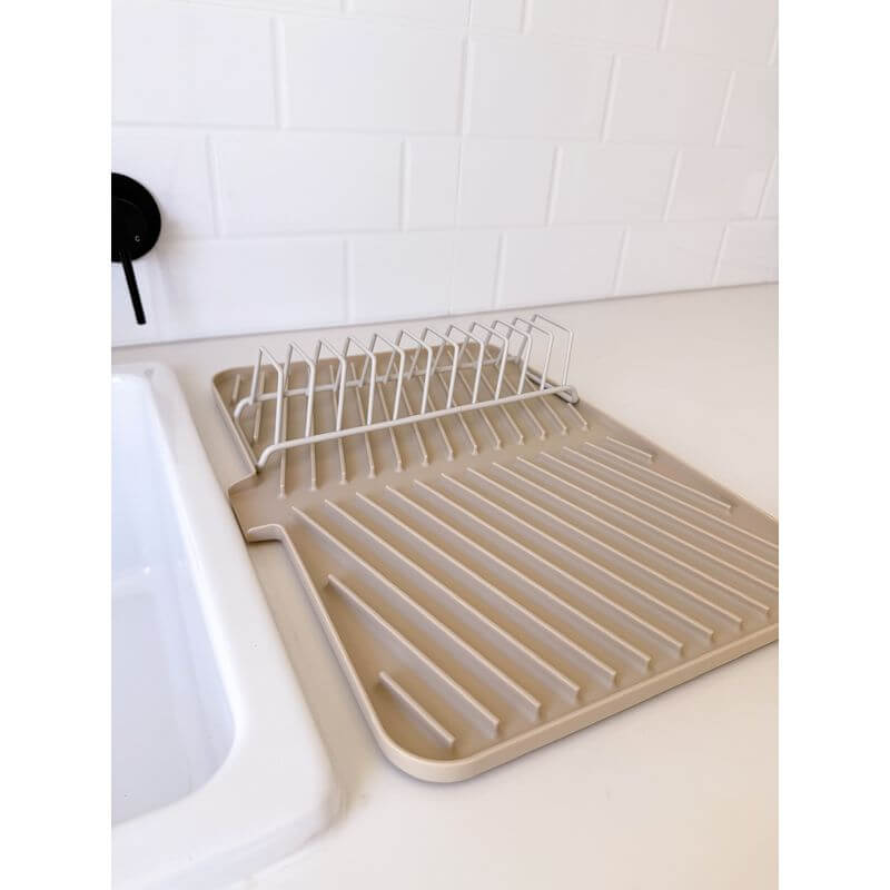 Ari Dish Draining Board Cream - KITCHEN - Dish Racks and Mats - Soko and Co