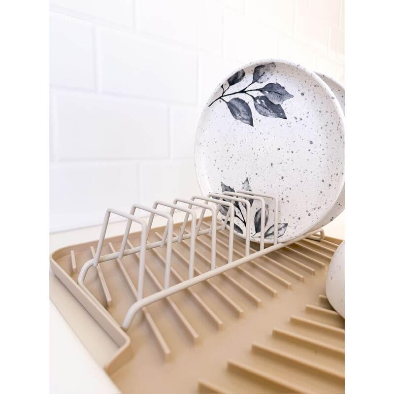 Ari Dish Draining Board Cream - KITCHEN - Dish Racks and Mats - Soko and Co