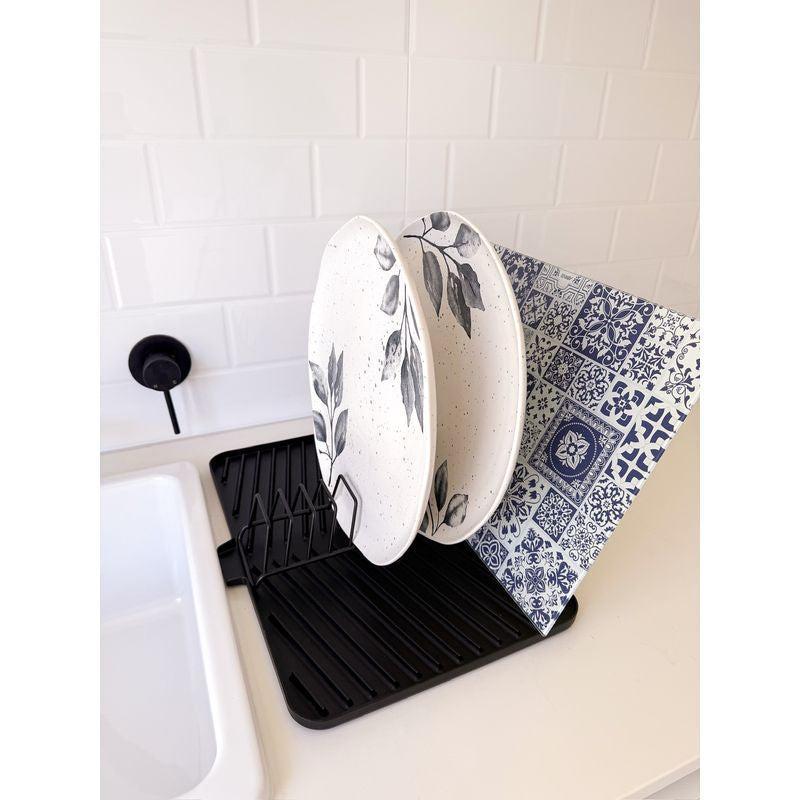 Ari Dish Draining Board Graphite - KITCHEN - Dish Racks and Mats - Soko and Co